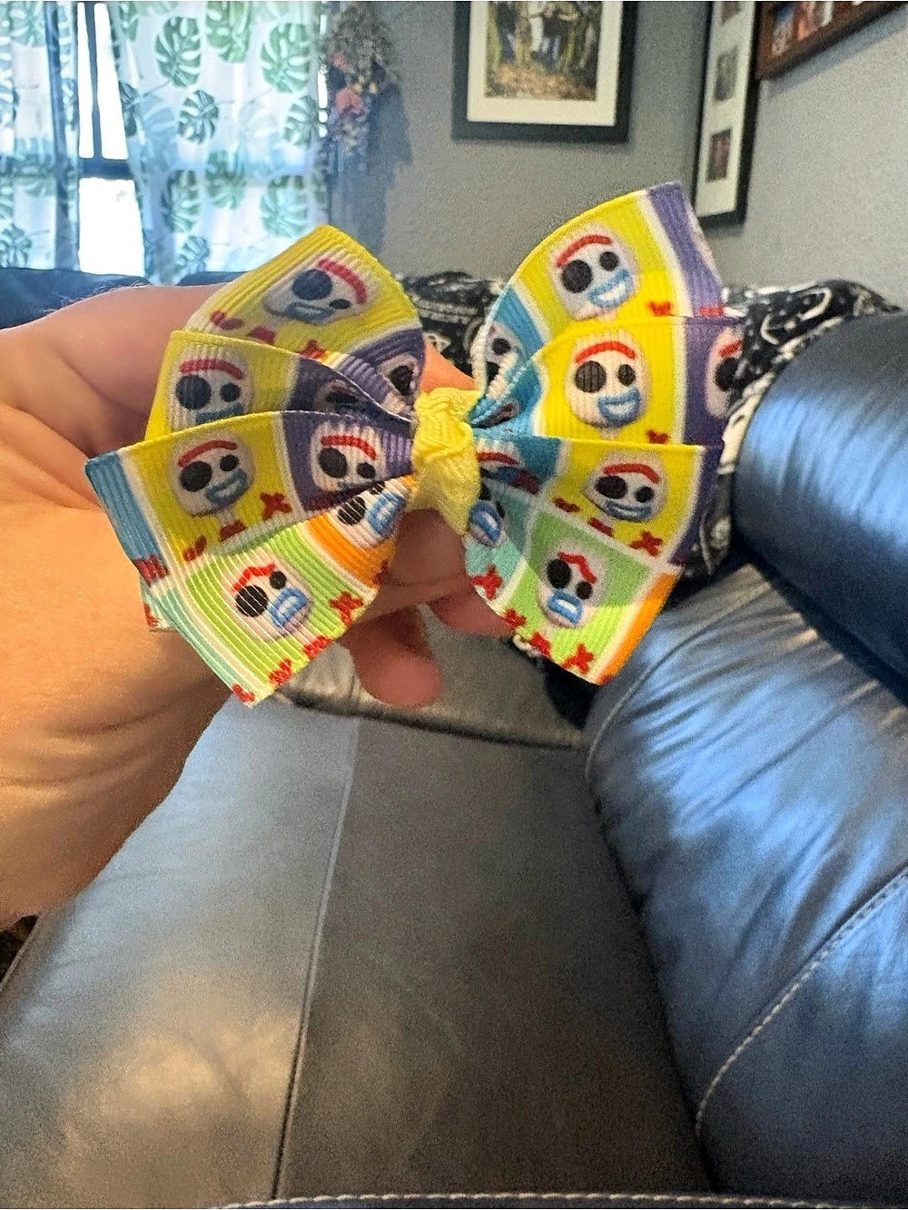 Multicolor Hair Bow Clip